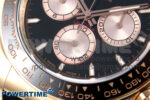 Daytona 126515 APSF 1:1 Best Edition Black/RG Stick Dial on Oysterflex Rubber Strap SH4131 (Gain Weight) - Image 5