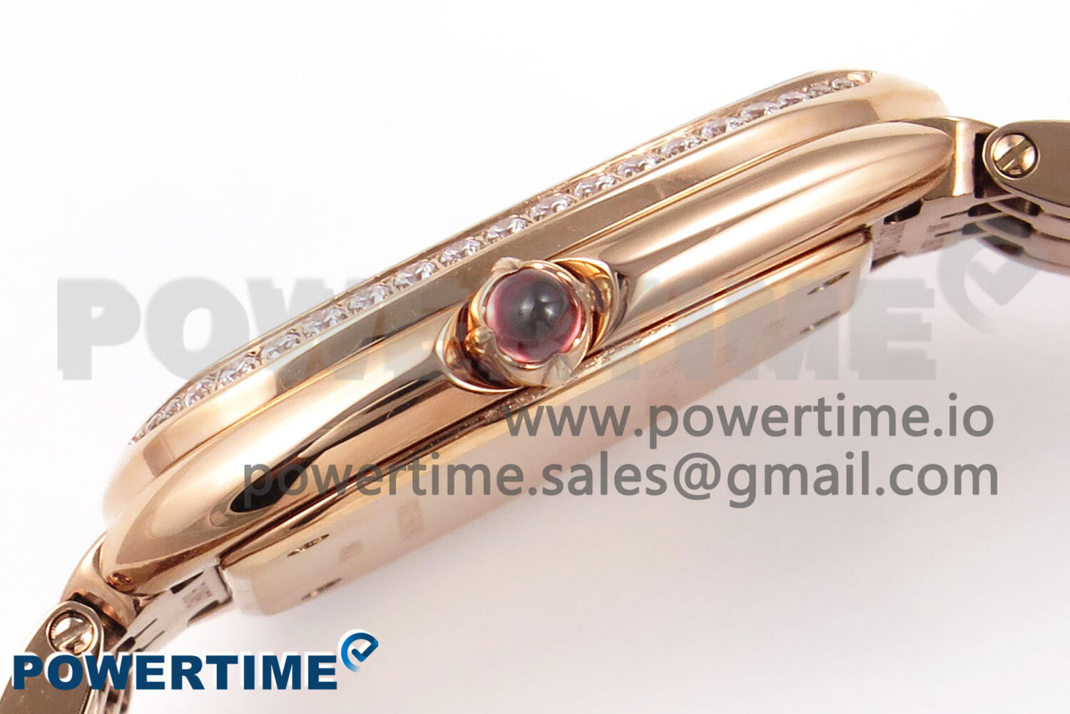Serpenti Seduttori Watch RG BVF 1:1 Best Edition Black Dial Diamonds Bezel on RG Bracelet Swiss Quartz - Image 7