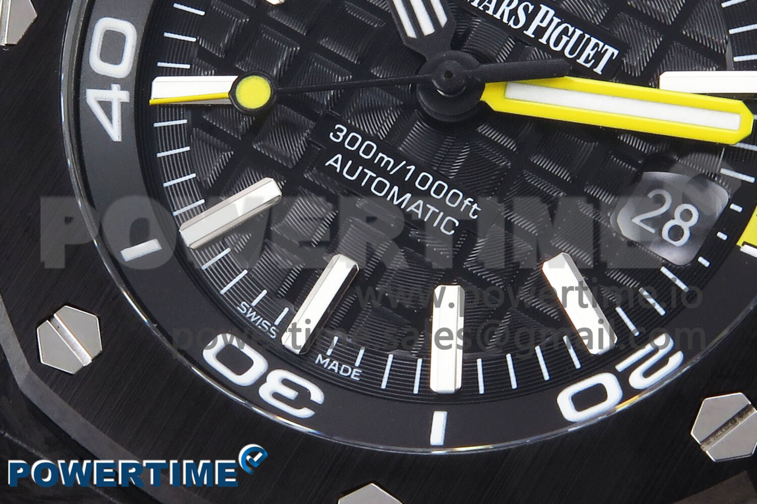 Royal Oak Offshore Diver 15706 Forged Carbon IPF Best Edition on Rubber Strap MIYOTA 9015 - Image 5