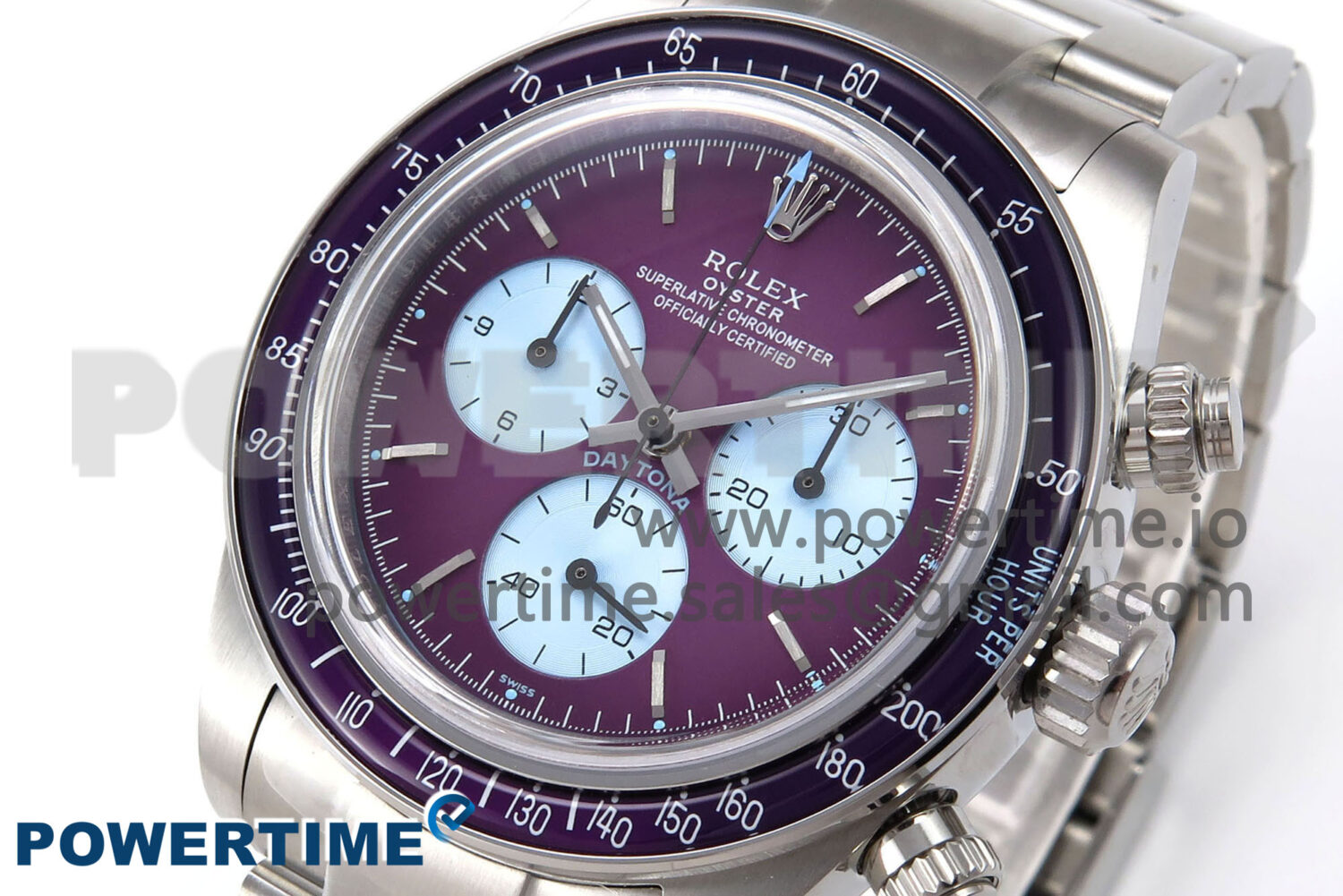 Daytona Scona SS ADGF Best Edition Purple Dial on SS Bracelet SA4130 - Image 3