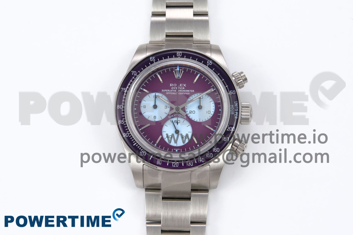 Daytona Scona SS ADGF Best Edition Purple Dial on SS Bracelet SA4130 - Image 1