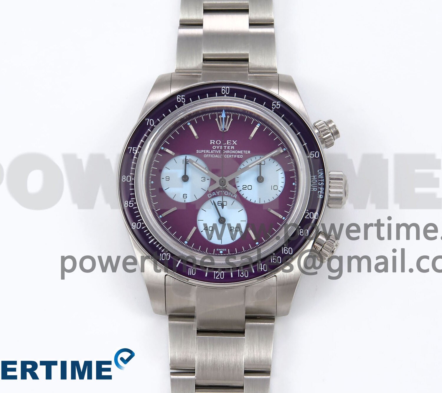 Daytona Scona SS ADGF Best Edition Purple Dial on SS Bracelet SA4130