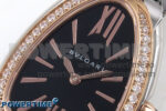Serpenti Seduttori Watch RG BVF 1:1 Best Edition Black Dial Diamonds Bezel on SS Bracelet Swiss Quartz - Image 4