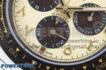 Daytona DIW White Carbon DIWF Best Edition Cream/Brown Dial on Brown Nylon Strap - Image 5