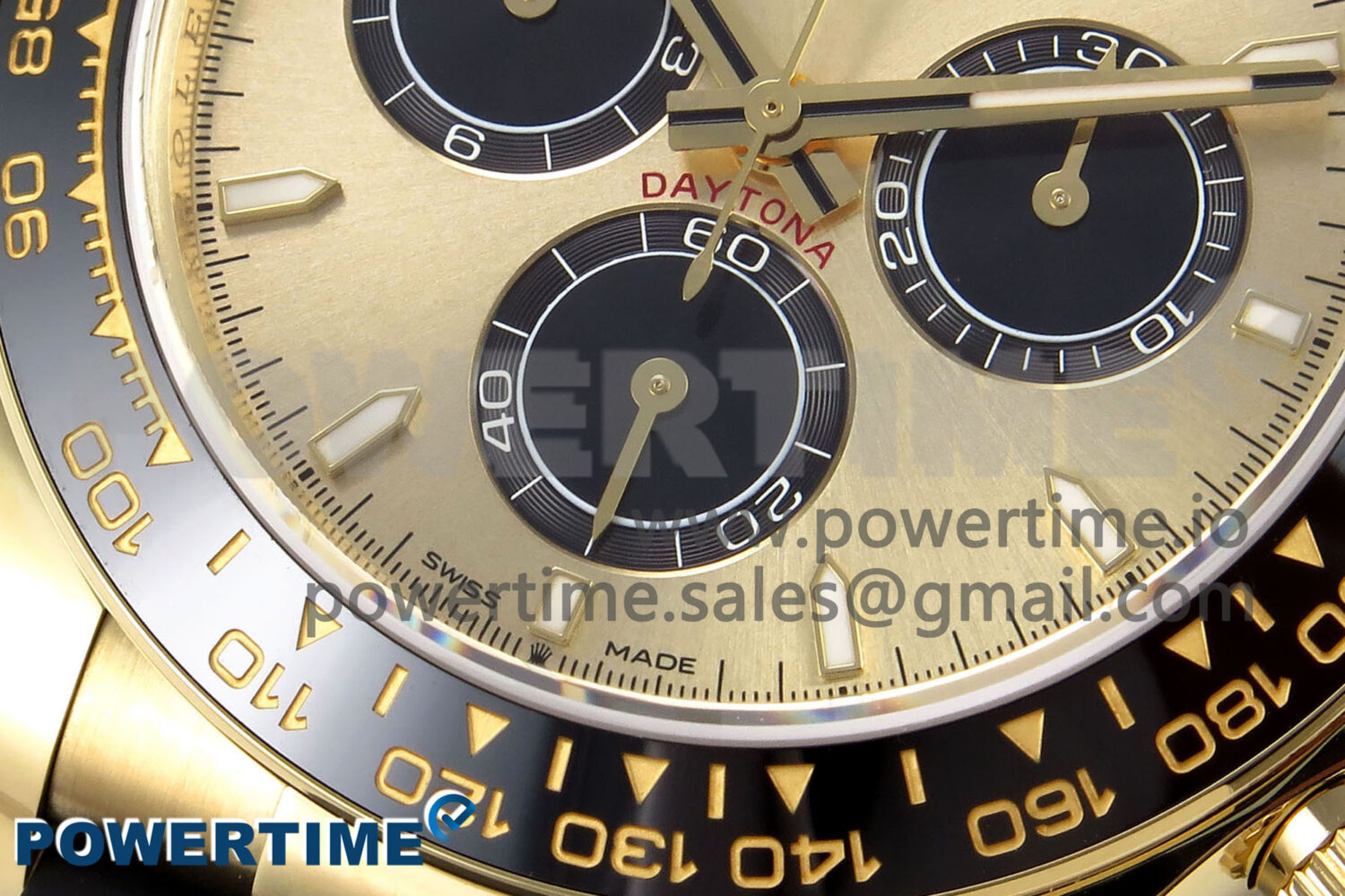 Daytona 126518LN APF 1:1 Best Edition 904L Steel YG Dial on Black Rubber Strap DD4131 - Image 7