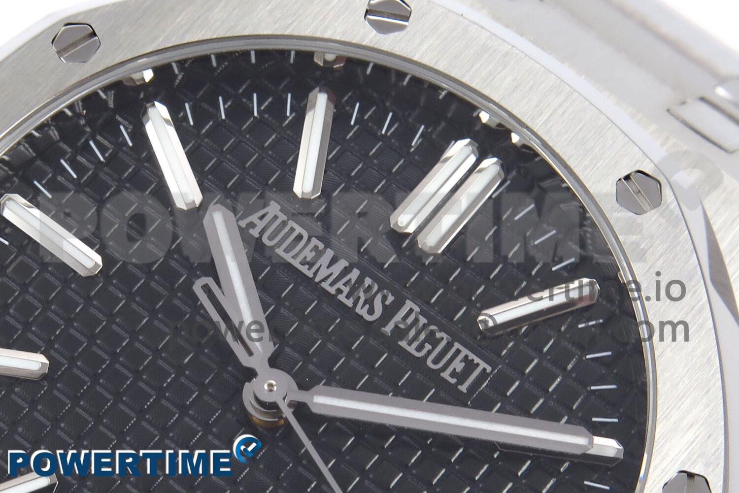 Royal Oak 41mm 15510 “50th Anniversary” SS IPF 1:1 Best Edition Black Textured Dial on SS Bracelet SA4302 Super Clone - Image 4