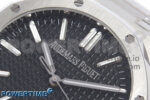 Royal Oak 41mm 15510 “50th Anniversary” SS IPF 1:1 Best Edition Black Textured Dial on SS Bracelet SA4302 Super Clone - Image 4
