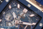 Square Bang Unico 42mm RG/Ceramic BBF 1:1 Best Edition Skeleton Dial on Blue Rubber Strap A1280 - Image 4