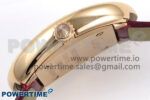 Baignoire Watch RG AF 1:1 Best Edition White Dial Diamonds Bezel on Red Croco Strap RONDA Quartz - Image 6
