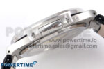 Nautilus 5712 SS PPF 1:1 Best Edition Gray Dial Diamonds Bezel on Black Leather Strap A240 Super Clone V2 - Image 6