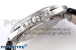 Nautilus 5712 SS PPF 1:1 Best Edition Blue Dial Diamonds Bezel on Black Leather Strap A240 Super Clone V2 - Image 7