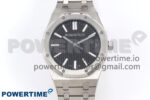 Royal Oak 41mm 15510 “50th Anniversary” SS IPF 1:1 Best Edition Black Textured Dial on SS Bracelet SA4302 Super Clone