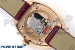 Baignoire Watch RG AF 1:1 Best Edition White Dial Diamonds Bezel on Red Croco Strap RONDA Quartz - Image 9