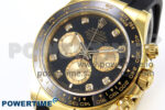 Daytona 116518 APSF 1:1 Best Edition Black/YG Dial on Oysterflex Rubber Strap SH4131 (Gain Weight) - Image 3