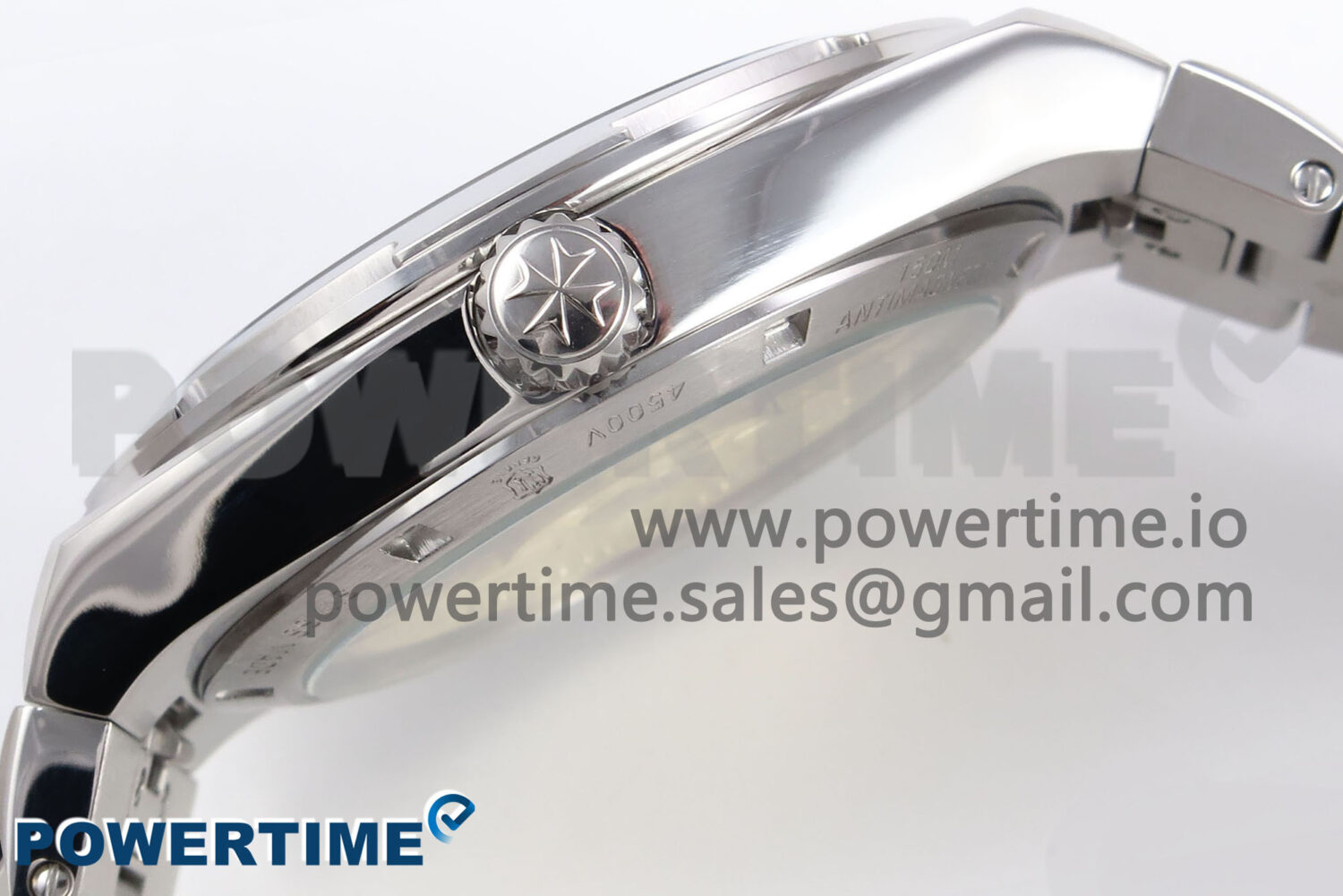Overseas 4500V SS 8F 1:1 Best Edition Blue Dial on SS Bracelet A5100 - Image 6