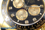Daytona 116518 APSF 1:1 Best Edition Black/YG Dial on Oysterflex Rubber Strap SH4131 (Gain Weight) - Image 5