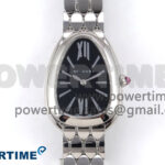Serpenti Seduttori Watch SS BVF 1:1 Best Edition Black Dial on SS Bracelet Swiss Quartz