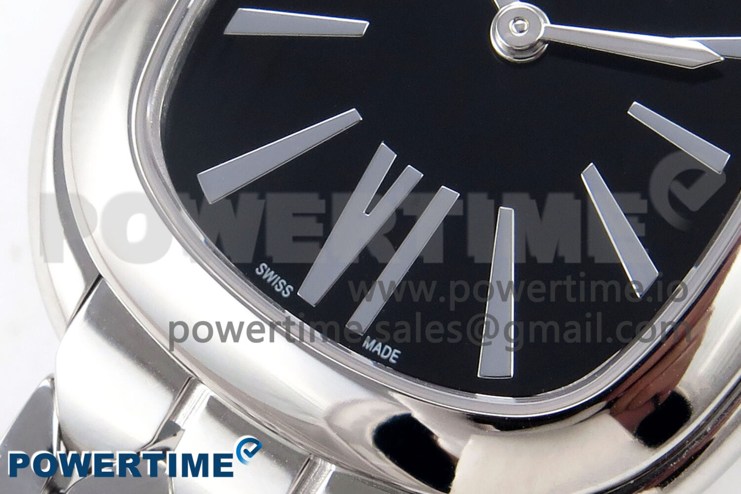 Serpenti Seduttori Watch SS BVF 1:1 Best Edition Black Dial on SS Bracelet Swiss Quartz - Image 5