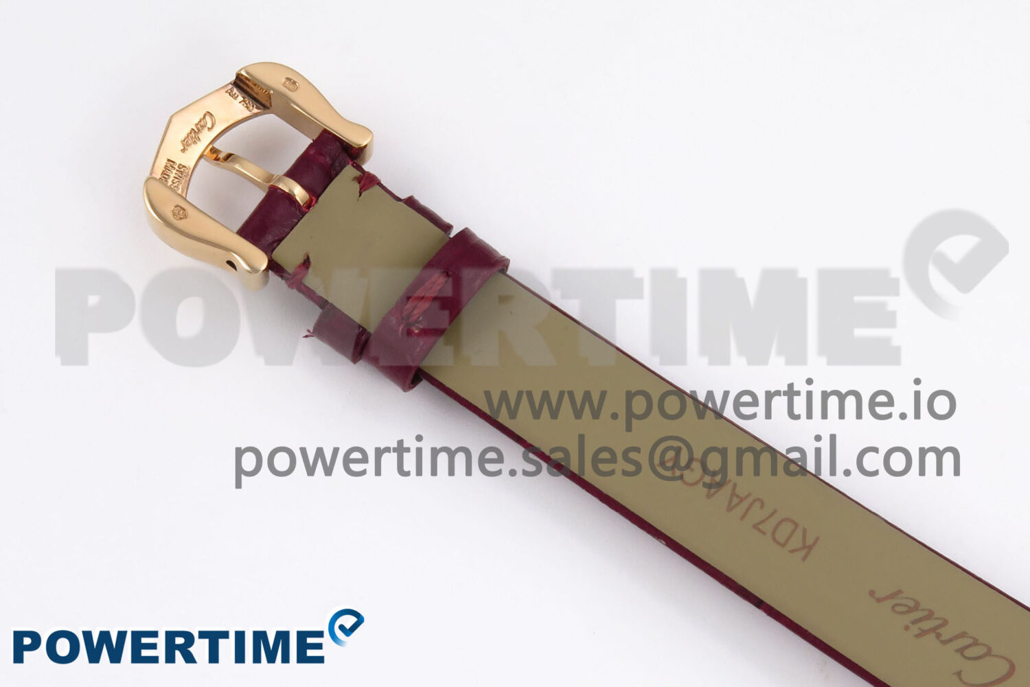 Baignoire Watch RG AF 1:1 Best Edition White Dial Diamonds Bezel on Red Croco Strap RONDA Quartz - Image 13
