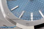 Royal Oak 41mm 15510 “50th Anniversary” SS IPF 1:1 Best Edition Light Blue Textured Dial on SS Bracelet SA4302 Super Clone - Image 5