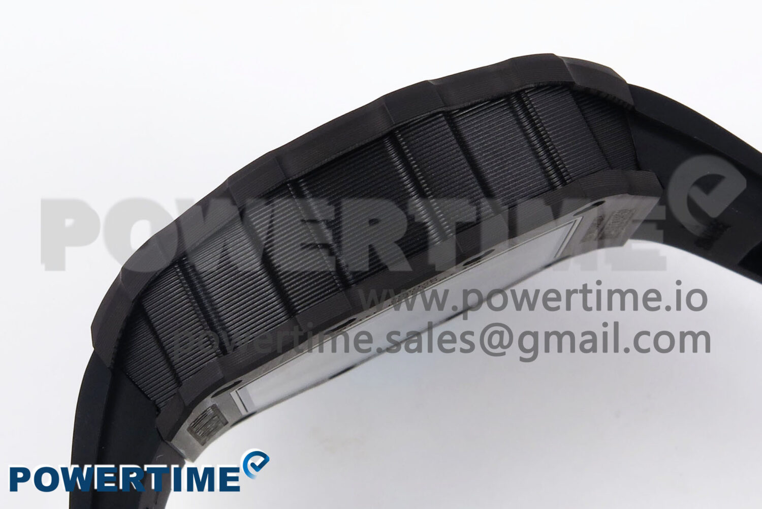 RM053-01 Real Forge Carbon JBF Best Edition Skeleton Dial on Black Rubber Strap Asian Movement - Image 6