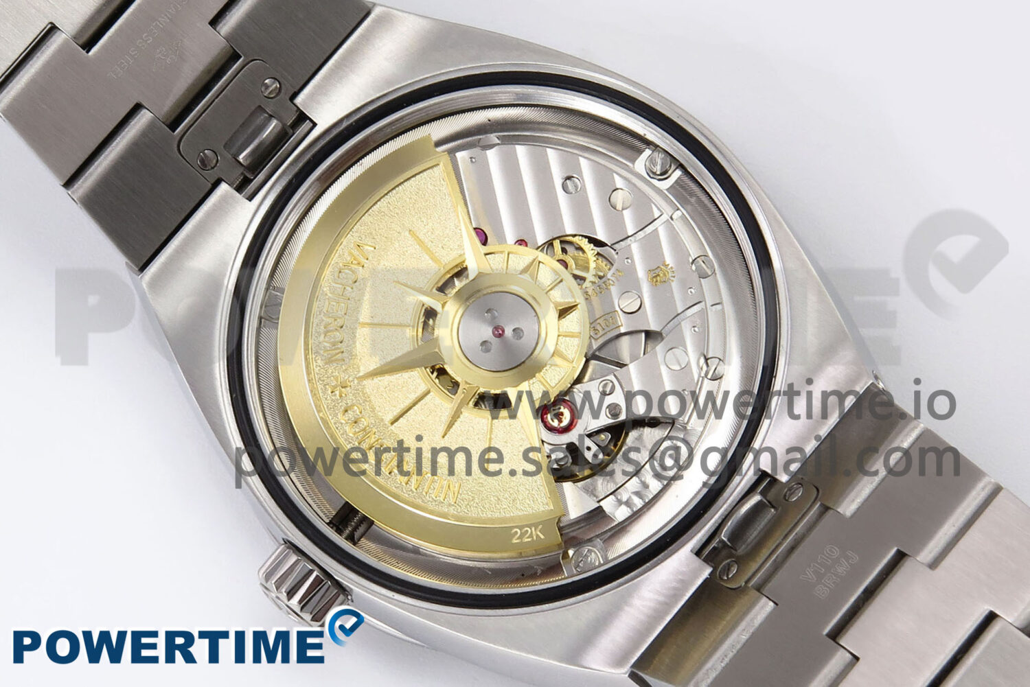 Overseas 4500V SS 8F 1:1 Best Edition Green Dial on SS Bracelet A5100 - Image 10