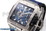 Square Bang Unico 42mm Ti BBF 1:1 Best Edition Skeleton Dial on Blue Rubber Strap A1280 - Image 2