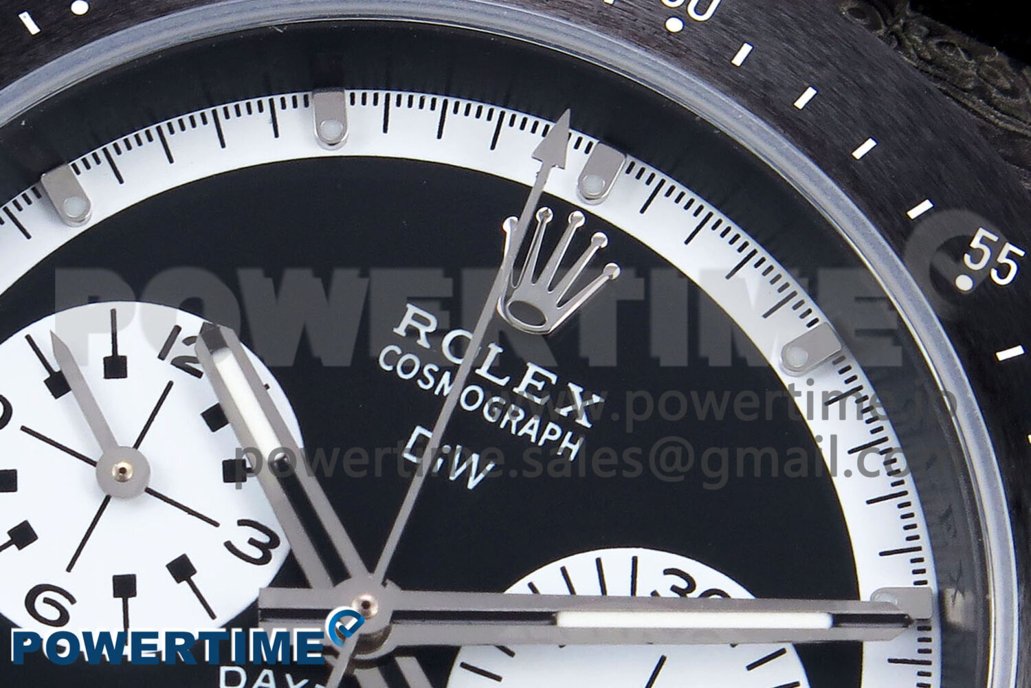 Daytona DIW Black Carbon DIWF Best Edition Black/White Dial on Black Nylon Strap SH4130 - Image 4