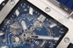 Square Bang Unico 42mm Ti BBF 1:1 Best Edition Skeleton Dial on Blue Rubber Strap A1280 - Image 4