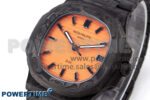 Nautilus 5711 DIW Carbon DIWF 1:1 Best Edition Orange Textured Dial on Carbon Bracelet 324CS - Image 2