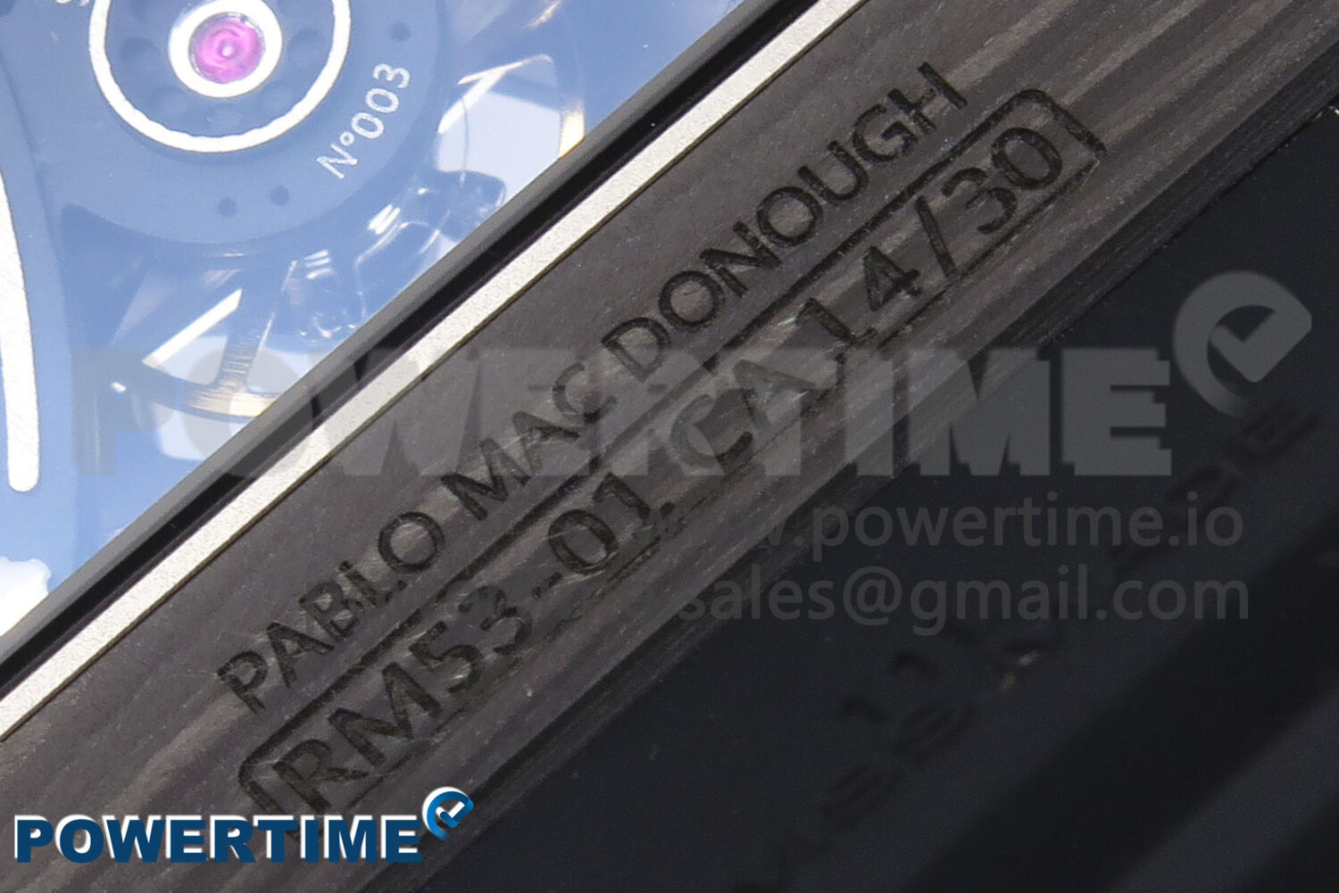 RM053-01 Real Forge Carbon JBF Best Edition Skeleton Dial on Black Rubber Strap Asian Movement - Image 10