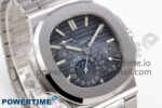 Nautilus 5712-1A 001 PPF 1:1 Best Edition Blue Dial on SS Bracelet PPF240 V3 - Image 3