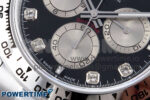 Daytona 126509 QF 1:1 Best Edition Black/Silver Diamonds Dial on SS Braclet SH4131 V6 (Gain Weight） - Image 5