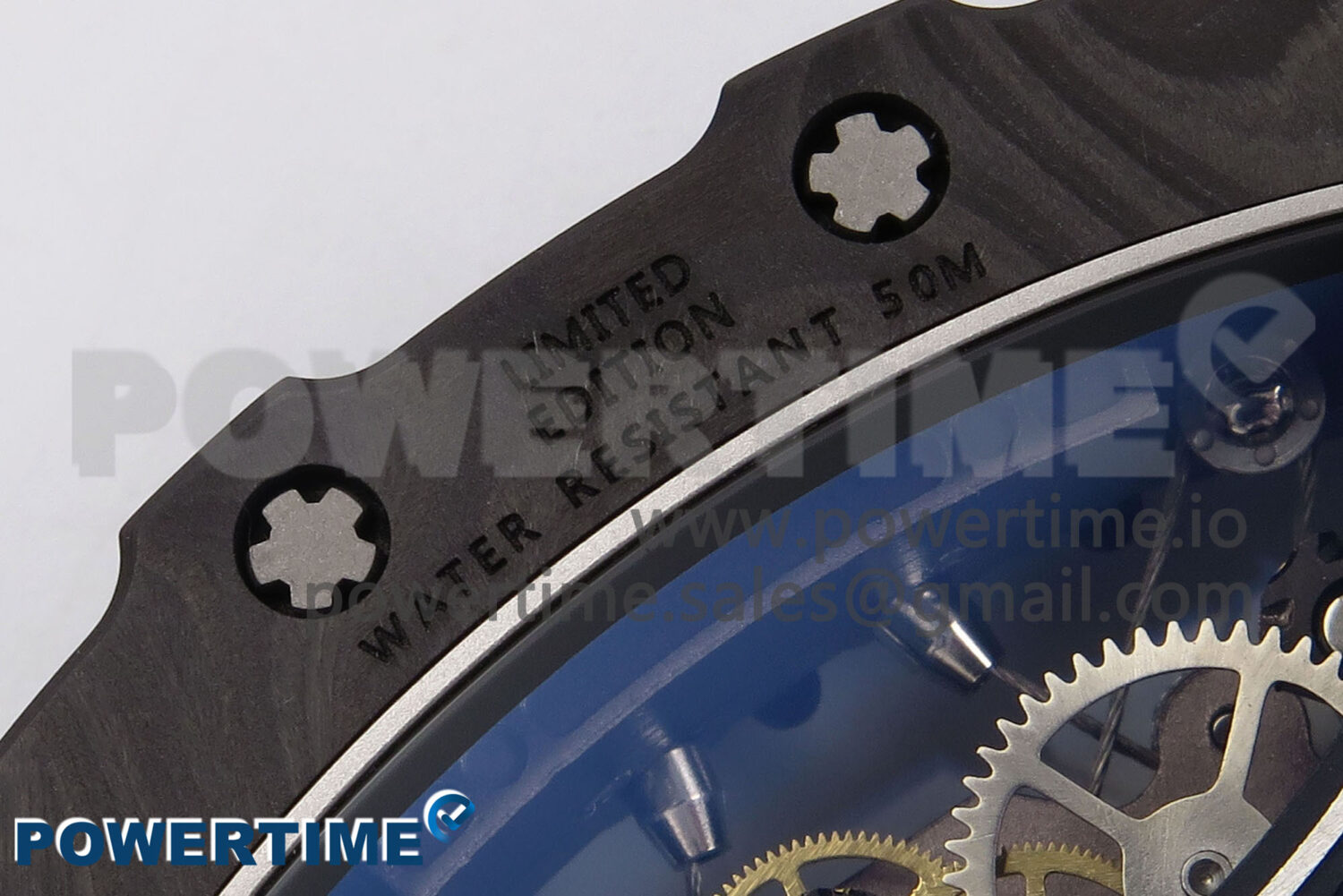 RM053-01 Real Forge Carbon JBF Best Edition Skeleton Dial on Black Rubber Strap Asian Movement - Image 11