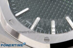 Royal Oak 41mm 15510 “50th Anniversary” SS IPF 1:1 Best Edition Green Textured Dial on SS Bracelet SA4302 Super Clone - Image 5