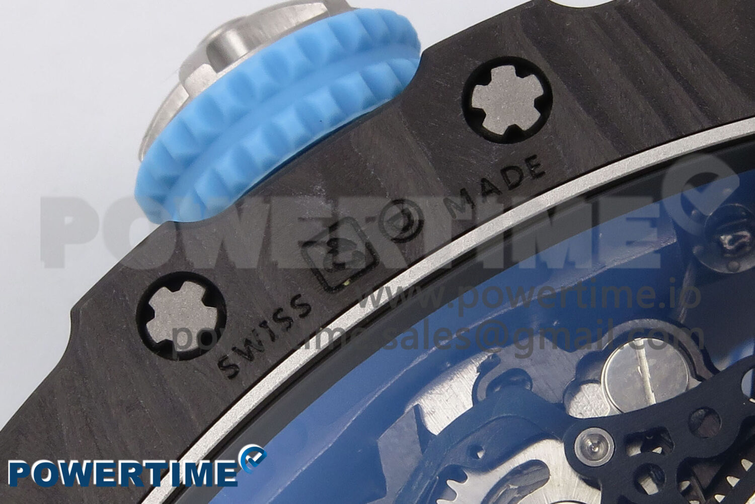 RM053-01 Real Forge Carbon JBF Best Edition Skeleton Dial on Black Rubber Strap Asian Movement - Image 12