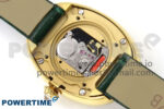 Baignoire Watch YG AF 1:1 Best Edition White Dial Diamonds Bezel on Green Croco Strap RONDA Quartz - Image 10