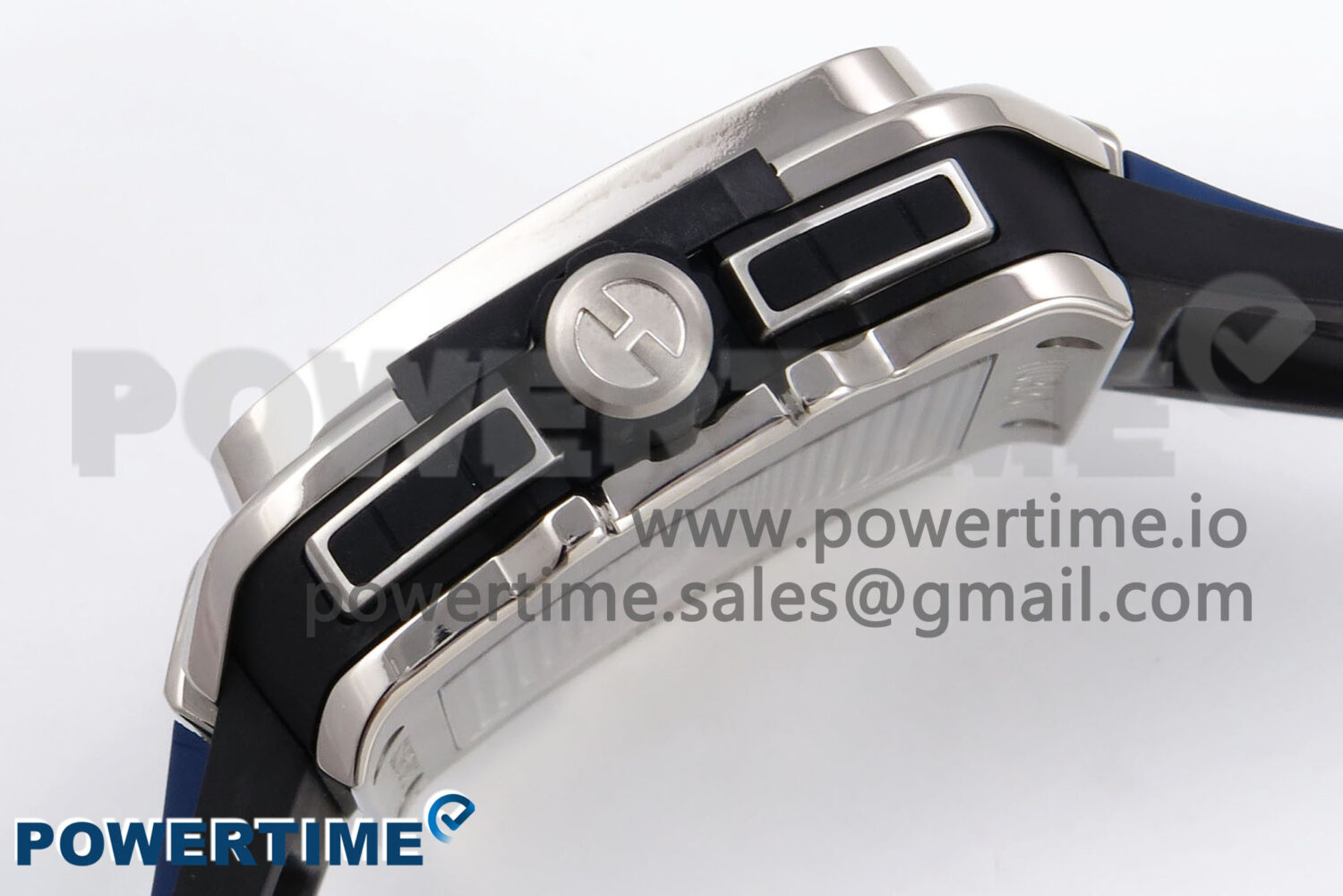 Square Bang Unico 42mm Ti BBF 1:1 Best Edition Skeleton Dial on Blue Rubber Strap A1280 - Image 7