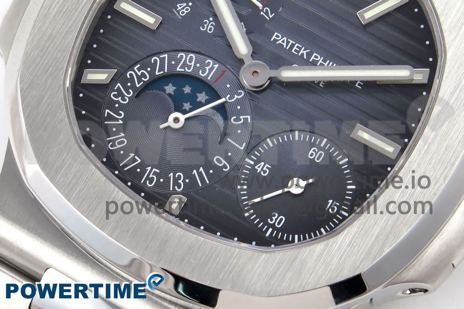Nautilus 5712-1A 001 PPF 1:1 Best Edition Blue Dial on SS Bracelet PPF240 V3 - Image 5