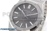 Royal Oak 41mm 15510 “50th Anniversary” SS IPF 1:1 Best Edition Gray Textured Dial on SS Bracelet SA4302 Super Clone - Image 3