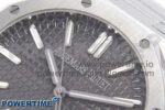 Royal Oak 41mm 15510 “50th Anniversary” SS IPF 1:1 Best Edition Gray Textured Dial on SS Bracelet SA4302 Super Clone - Image 4