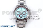 Daytona 126506 QF 1:1 Best Edition Ice Blue Dial Crystal Marker on SS/YG Braclet SH4131 V6 (Gain Weight）