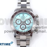 Daytona 126506 QF 1:1 Best Edition Ice Blue Dial Crystal Marker on SS/YG Braclet SH4131 V6 (Gain Weight）