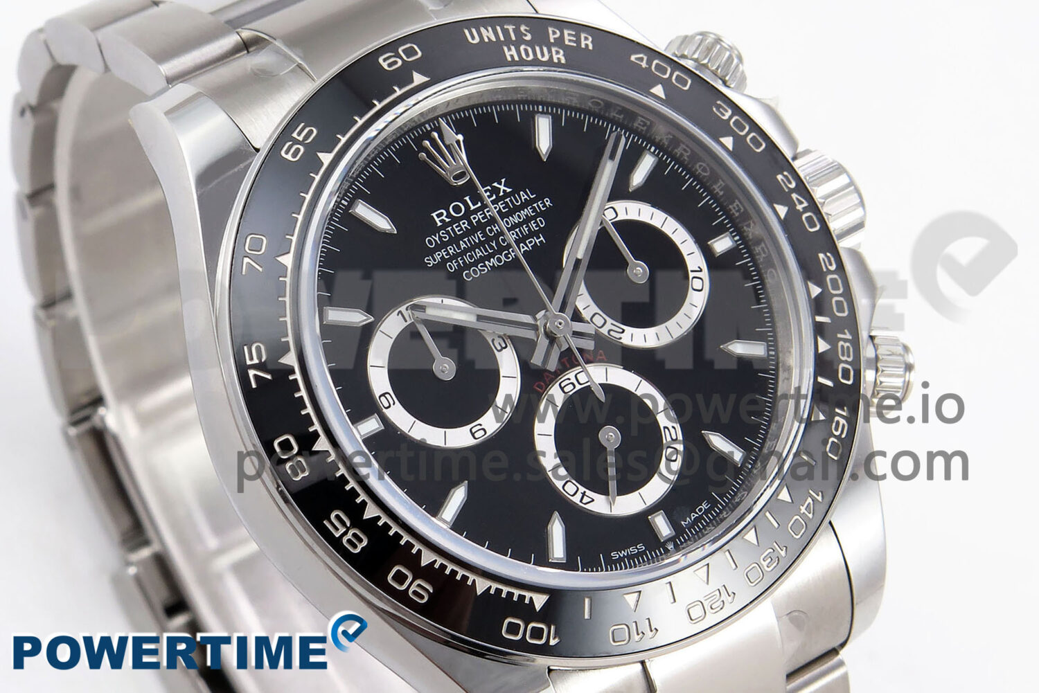 Daytona 126500 APF 1:1 Best Edition 904L Steel Black Dial on SS Oyster Bracelet DD4131 - Image 2