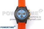 Daytona DIW Black Carbon DIWF Best Edition Blue Dial on Orange Nylon Strap SH4130