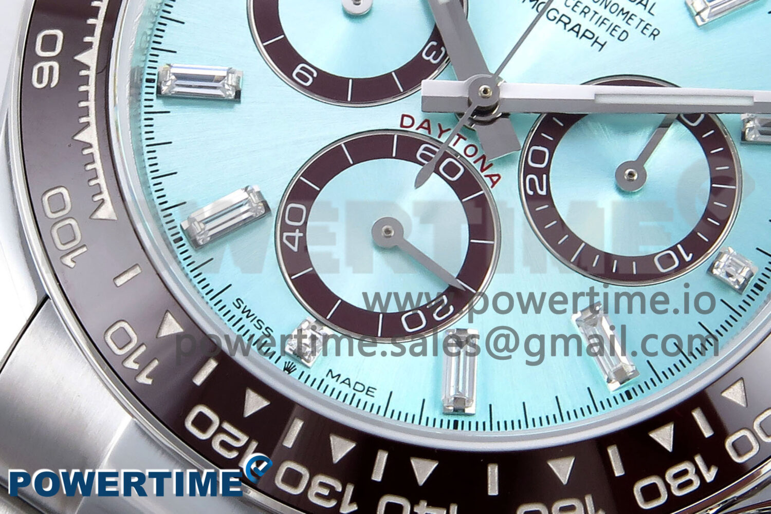 Daytona 126506 QF 1:1 Best Edition Ice Blue Dial Crystal Marker on SS/YG Braclet SH4131 V6 (Gain Weight） - Image 5