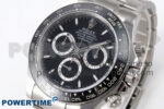 Daytona 126500 APF 1:1 Best Edition 904L Steel Black Dial on SS Oyster Bracelet DD4131 - Image 3