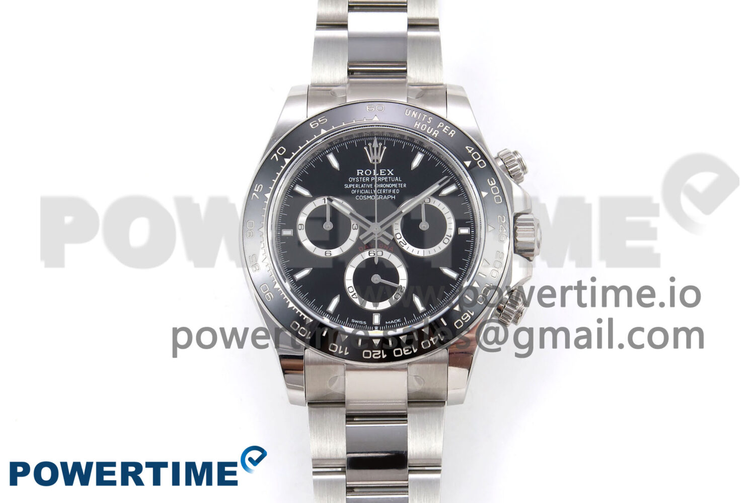 Daytona 126500 APF 1:1 Best Edition 904L Steel Black Dial on SS Oyster Bracelet DD4131 - Image 1