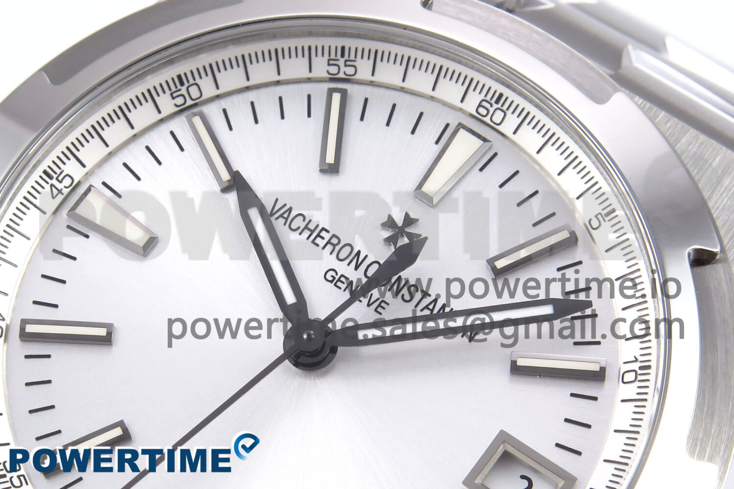 Overseas 4500V SS 8F 1:1 Best Edition White Dial on SS Bracelet A5100 - Image 4