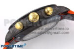 Daytona DIW Black Carbon DIWF Best Edition Blue Dial on Orange Nylon Strap SH4130 - Image 7
